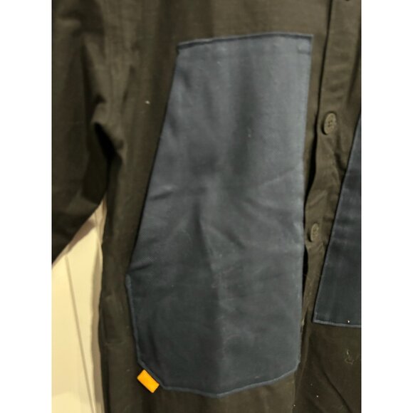 The North Face NWT Mens Medium Field Shacket Black Blue Outdoors Gorpcore - Picture 4 of 10